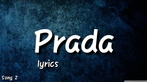 prada song lyric|prada song lyrics in english.